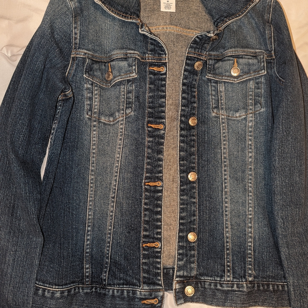 Old Navy women's medium jean jacket maternity stretch